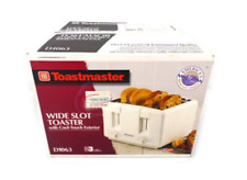 Toastmaster Cool Touch Wide Slot Toaster D1063 White 4-Slice NEW IN BOX VTG picture