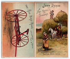 John Dodds Hay Rakes & Tedders Dayton OH Folds - Agriculture Farming Victorian picture