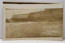 RPPC North Dakota Train Wreck Passenger c1913 MAX or Near Douglas Postcard D10 picture