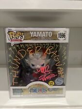 One Piece Funko Pop Yamato GITD Deluxe#1596 Signed - Michelle Rojas w/ Protector picture