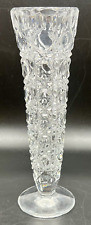 VTG Crystal Bud Vase Federal Glass 