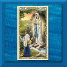 Our Lady Of Lourdes Saint Bernadette Prayer Laminated Holy Card CATHOLIC Prayer picture