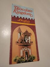 Vintage Brochure Travel Pamphlet Booklet Handout VTG Chocolate Kingdom Daffins picture