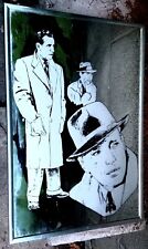 Vintage Humphrey Bogart Casablanca Carnival Style Mirror 18.5