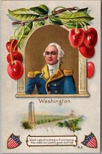 c1910s WASHINGTON'S BIRTHDAY Postcard 