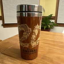 Disney Parks Animal Kingdom 20th Anniversary Conservation Fund Tumbler Cup RARE picture
