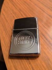 1998 Vintage Silver Zippo Lighter - Lucky Strike - Chrome, NIB -   Unfired picture