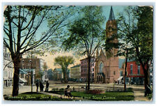 1910 Main Street Looking South from Upper Common Fitchburg MA Postcard picture