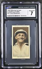 1935 Mitchell & Son Gallery of 1934 DON BRADMAN #37 CGC 7 NEAR-MINT picture