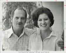 1976 Press Photo Actor Gerald O'Laughlin & ABC-TV Location Auditor Mary Reed picture
