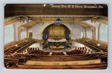 Birmingham AL-Alabama, Interior First M.E. Church, Antique Vintage Postcard picture