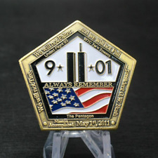 September 11th Mission Accomplished Challenge coin 9/11 Never Forget Pentagon picture