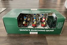 VTG 1991 Mr Christmas Santa's Marching Band 8 Figures Bells Works *VIDEO* picture