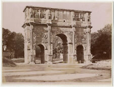 Photo Albumen Original Roma Rome Arco Costantino Italy to The 1880 picture