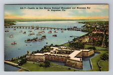 St Augustine FL-Florida, Castillo De San Marcos Monument, Vintage Postcard picture