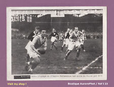 1938 SPORT, RUGBY PRESS PHOTO: BRITISH TEAM BEATS FRANCE -I23 picture
