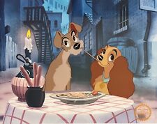 DISNEY LADY AND THE TRAMP Sericel Limited Edition Animation Art Cel Bella Notte picture