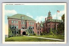 Jamestown NY-New York, High School, Antique, Vintage c1928 Souvenir Postcard picture