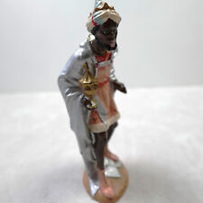 ANRI Kuolt Italy Nativity Caspar King Wise Man Carved Christmas Vtg Magi As Is picture