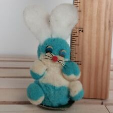 Vintage Pom Pom Bunny Rabbit Blue picture