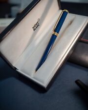 Montblanc Nobless Oblige Ballpoint Pen. Blue Navy & Gold Trim. Mint 90's Germany picture