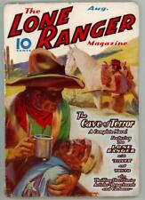 The Lone Ranger Aug 1937 HJ Ward Cvr; "The Cave of Terror" - Pulp picture
