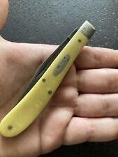 Vintage Case Knife 8 Dot 1970’s Marked Case XX USA Yellow (31048) picture