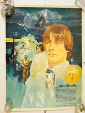 Vintage Star Wars Luke Skywalker Mark Hamill Poster Original 1977 Coca Cola picture