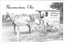 REPRO Newcomerstown, OH Ohio  M YINGLING & SONS GROCERS Horse/Cart  4X6 Postcard picture