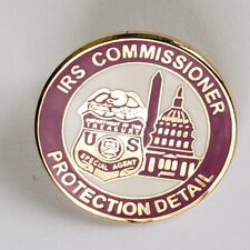 Vintage 1990's I.R.S. Commissioner Protection Detail Lapel Pin picture