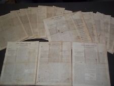 1804 THE PORT FOLIO NEWSPAPER LOT OF 34- OLIVER OLDSCHOOL- PHILADELPHIA- NP 1519 picture