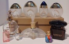 Lot 10x Empty Perfume Bottles Versace - Boucheron - Cavalli - France - Italy EX+ picture