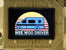 Wee Woo Driver (Ambulance) Morale Patch / Military Badge Tactical Airsoft 543 picture