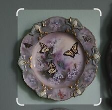 Lena Liu Jewels of the Garden Graceful Elegance Butterfly Collectors Plate picture