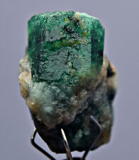 15 Carat Top Quality Green Emerald Crystal On Matrix From Swat Pakistan picture