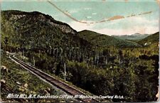 Frankenstein Cliff Mt Washington WHite Mountains New Hampshire DB WOB Postcard picture