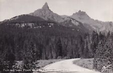 VINTAGE RPPC POSTCARD PILOT AND INDEX PEAKS COOKE CITY HIGHWAY 1939 UNPOSTED picture