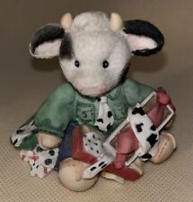 Vintage 95 Enesco Mary's Moo Moos Good Moos Another Tie 142948 Figurine Retired picture