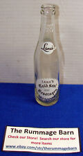 vintage LANE'S GOLD SEAL - returnable - GLASS BOTTLE soda - 10 oz -- RARE - IOWA picture