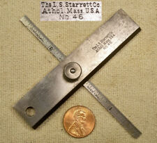 L S Starrett No 46 A Machinists Depth Gage Good Shape Working Tool READ picture