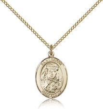 Saint Sarah Medal For Women - Gold Filled Necklace On 18 Chain - 30 Day Mone... picture