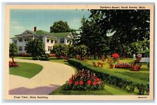 c1940 Front View Main Building Zlatkins Resort South Haven Michigan MI Postcard picture