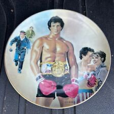 1984 Rocky Balboa Sylvester Stallone Royal Manor Porcelain Collector Plate picture