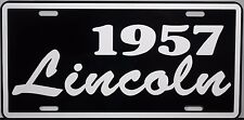1957 LINCOLN METAL LICENSE PLATE COSMOPOLITAN CAPRI PREMIERE CONTINENTAL MARK picture