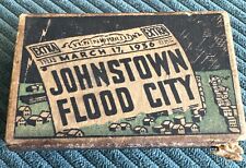 Vintage Johnstown Flood City Safety Match Box - Made In America Cavallo & Bro. picture