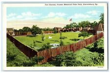 c1940's Fort Harrod Pioneer Memorial State Park Harrodsburg Kentucky KY Postcard picture