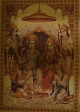 Shree Ram Family Religious Poster Picture Size 8.5