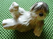 SHAGGY DOG CERAMIC FIGURINE BY QUOAN QUOAN (QQ) TAG ON BOTOM. JAPAN NICE picture