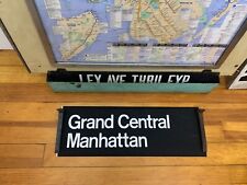 R21 NY NYC SUBWAY ROLL SIGN GRAND CENTRAL STATION TERMINAL 42nd STREET PARK AVE picture