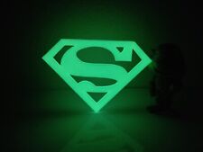Superman Logo GITD Display Sign Glow-In-The-Dark picture